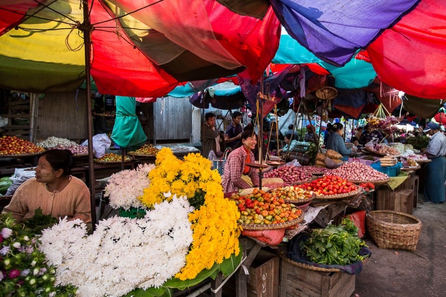 Marché de Sagaing