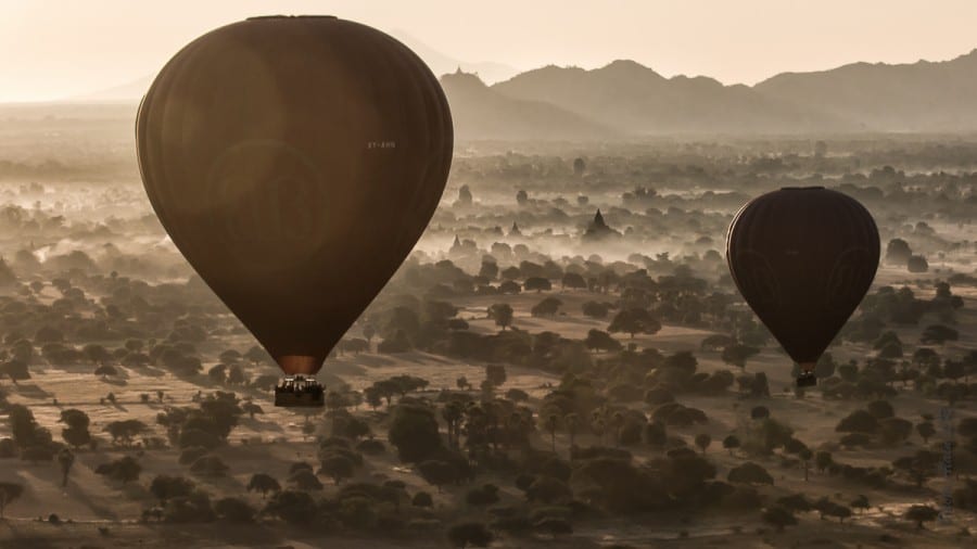 La magie du vol en montgolfière