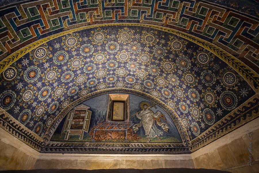 Mosaïque du mausolée de Galla Placidia - Martyre de Saint Laurent